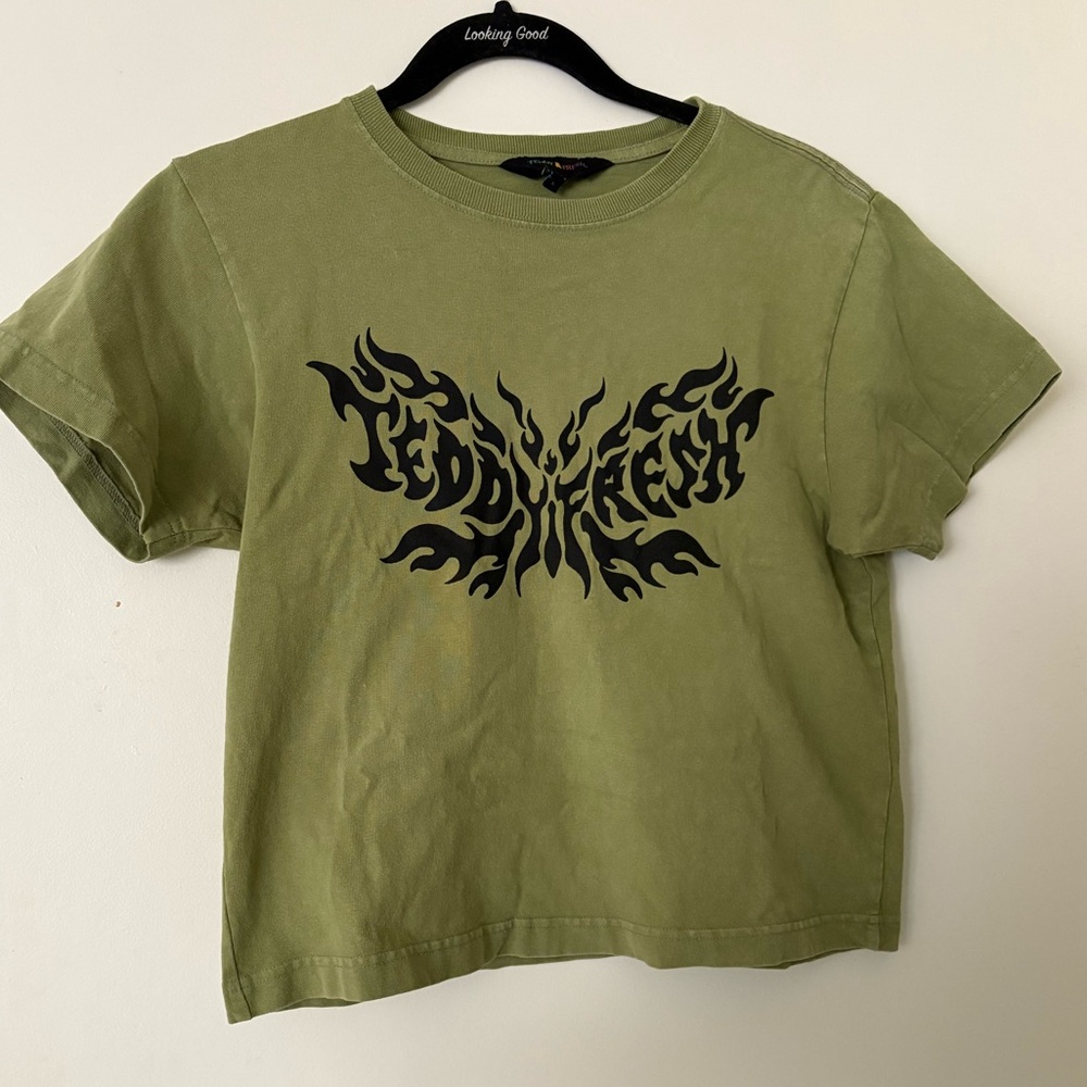 Teddy Fresh Olive Butterfly Tee